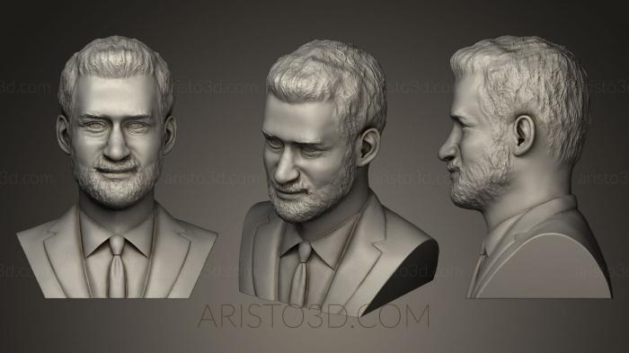 Busts and bas-reliefs of famous people (BUSTC_0501) 3D model for CNC machine